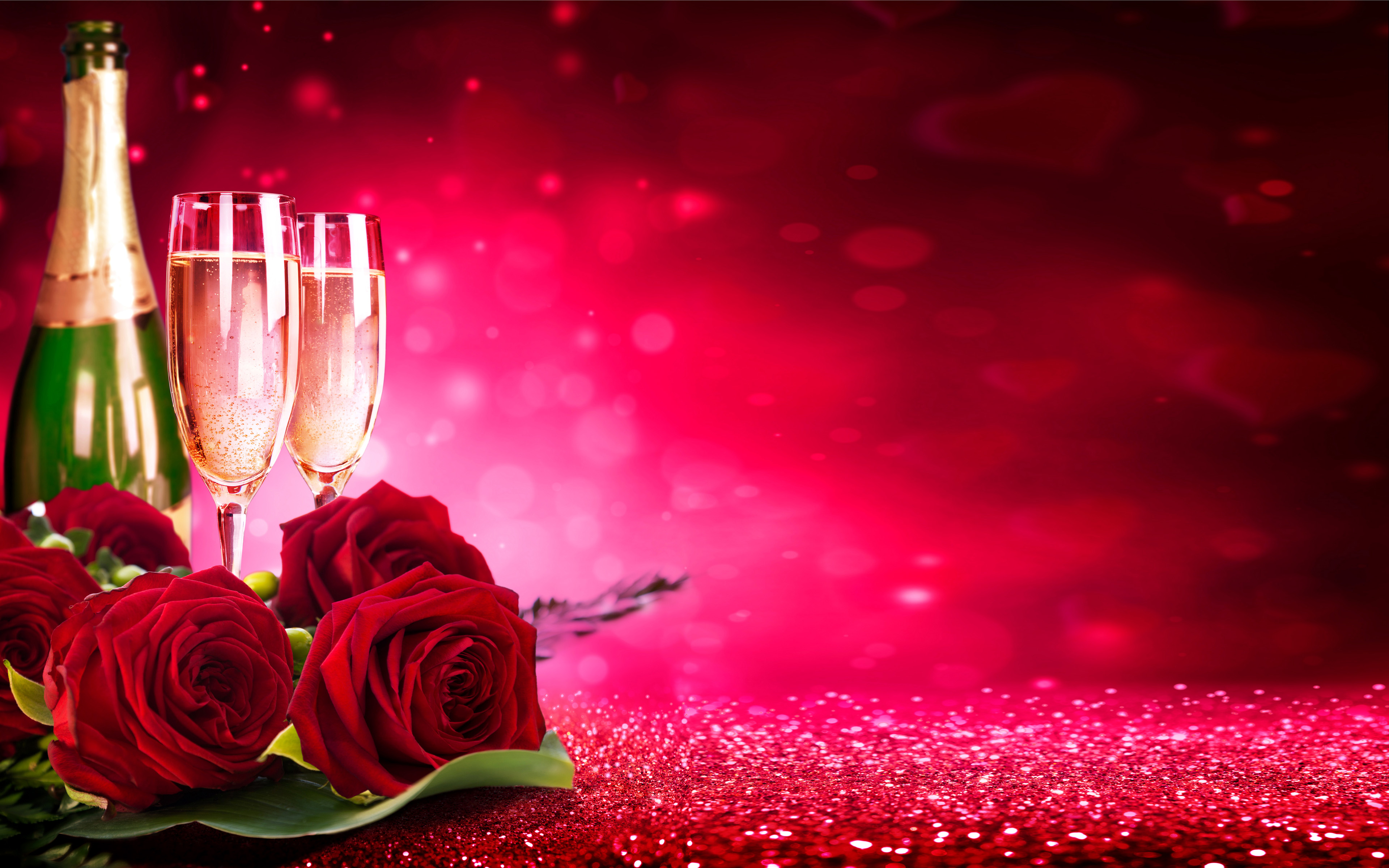 Roses And Champagne - 3840x2400 Wallpaper - teahub.io