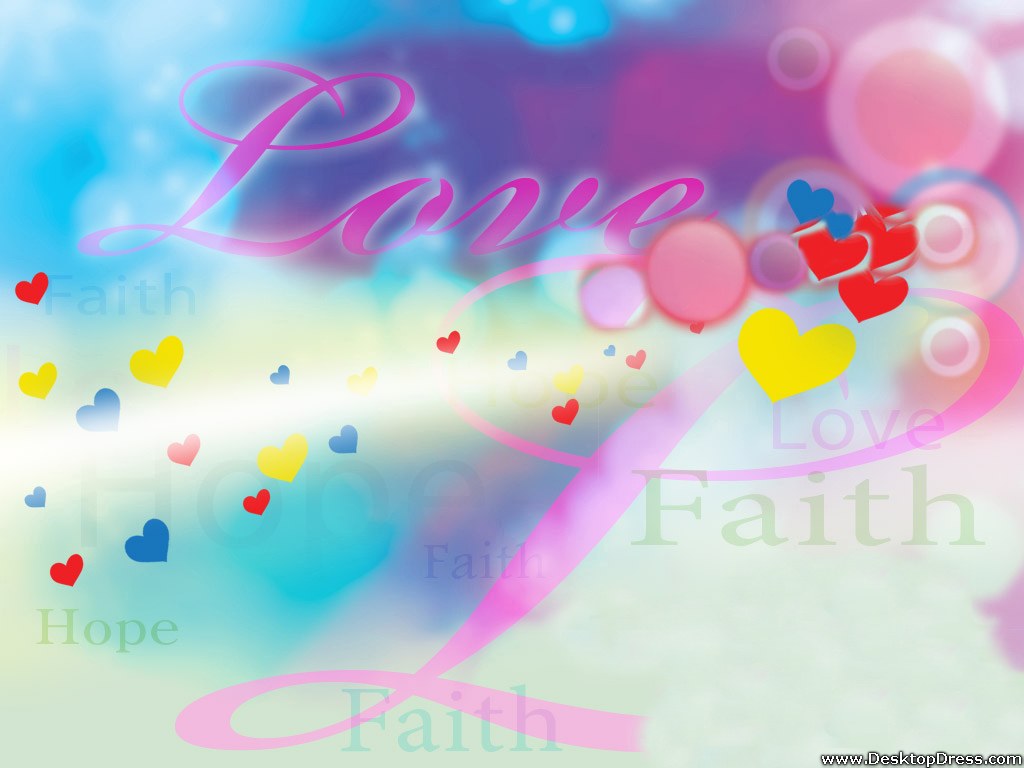 Love Faith Hope - Faith Hope Love Background - HD Wallpaper 