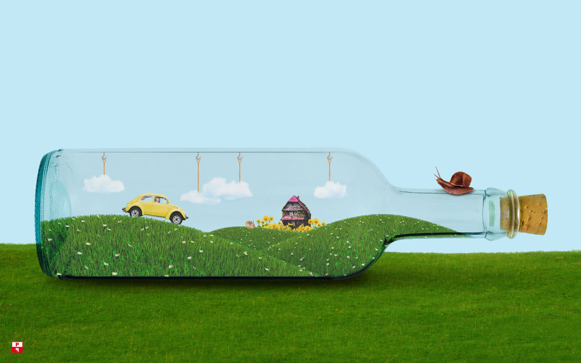 Bottle Message - Social Message Hd - HD Wallpaper 