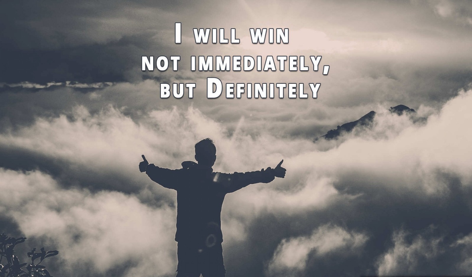 Win-attitude Wallpapers - Am Success Not Immediately But Definitely - HD Wallpaper 