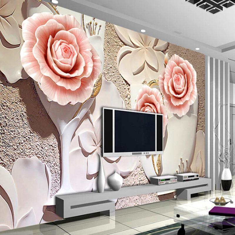 Big Rose Wall - HD Wallpaper 