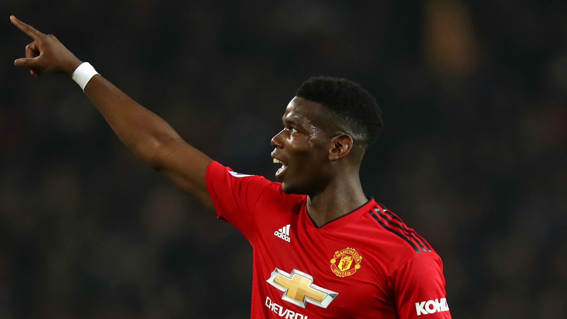 Paul Pogba Celebrates Against Cardiff City - Manchester United 3 1 Huddersfield - HD Wallpaper 