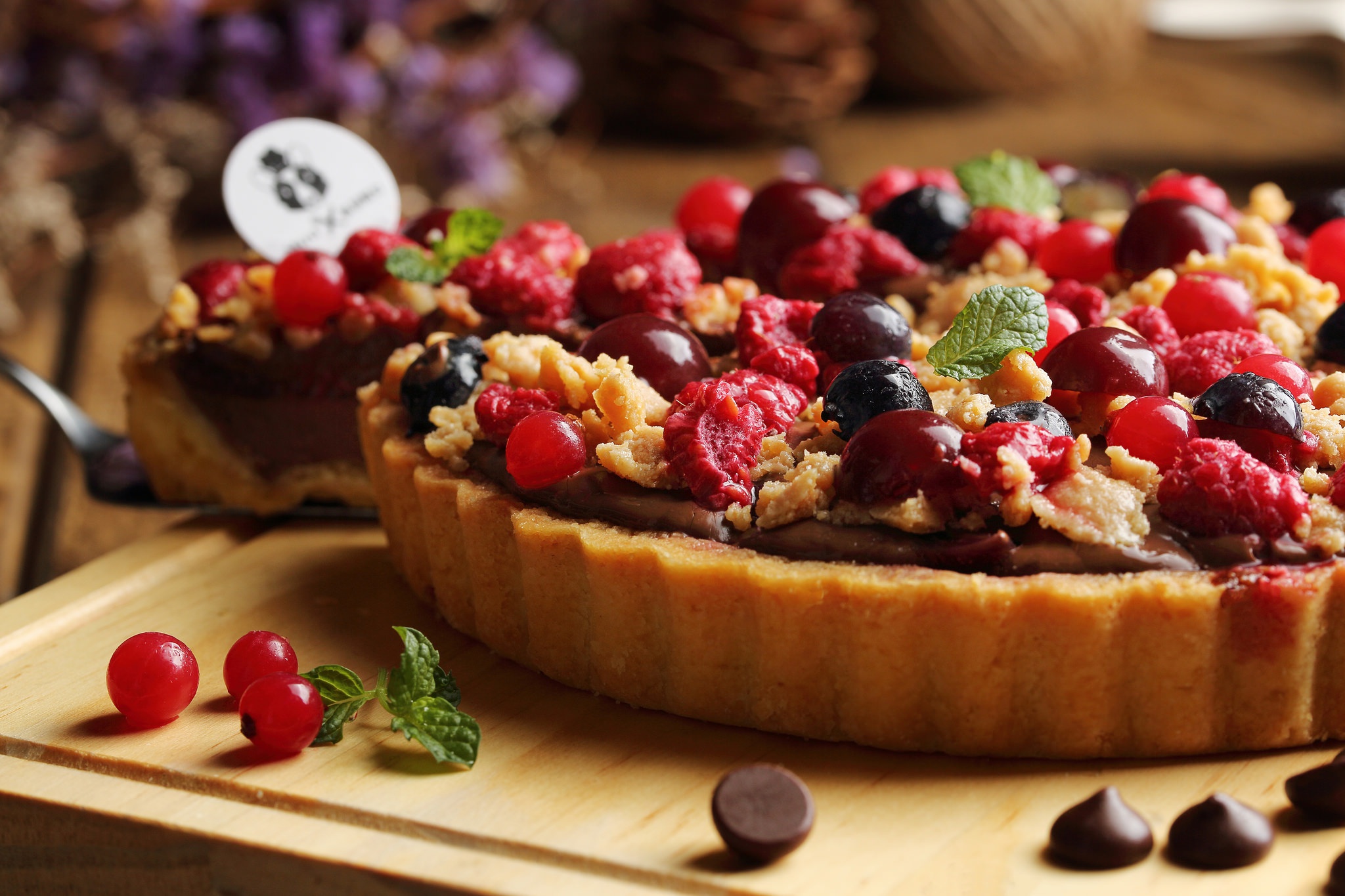 Fruit Pie Hd - HD Wallpaper 