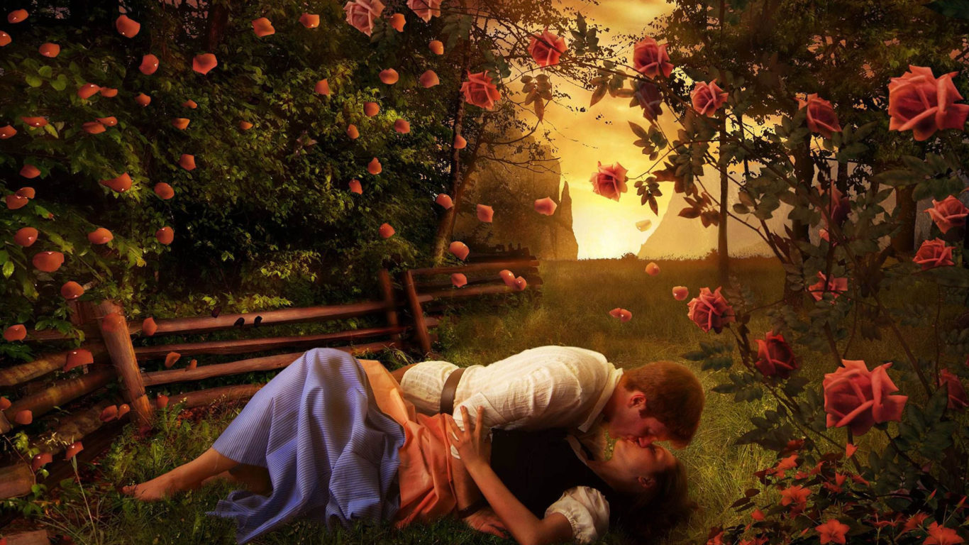 Romance Good Night Images Hd - HD Wallpaper 