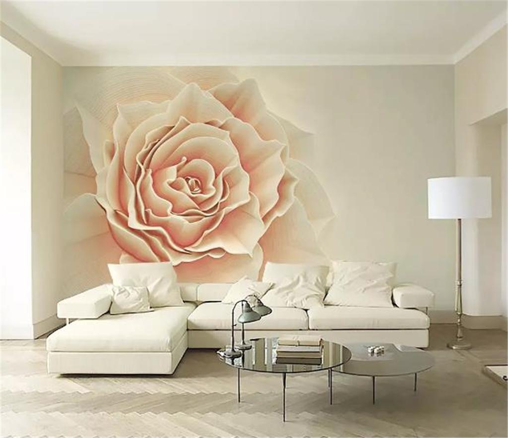 کاغذ دیواری سه بعدی طرح گل - HD Wallpaper 