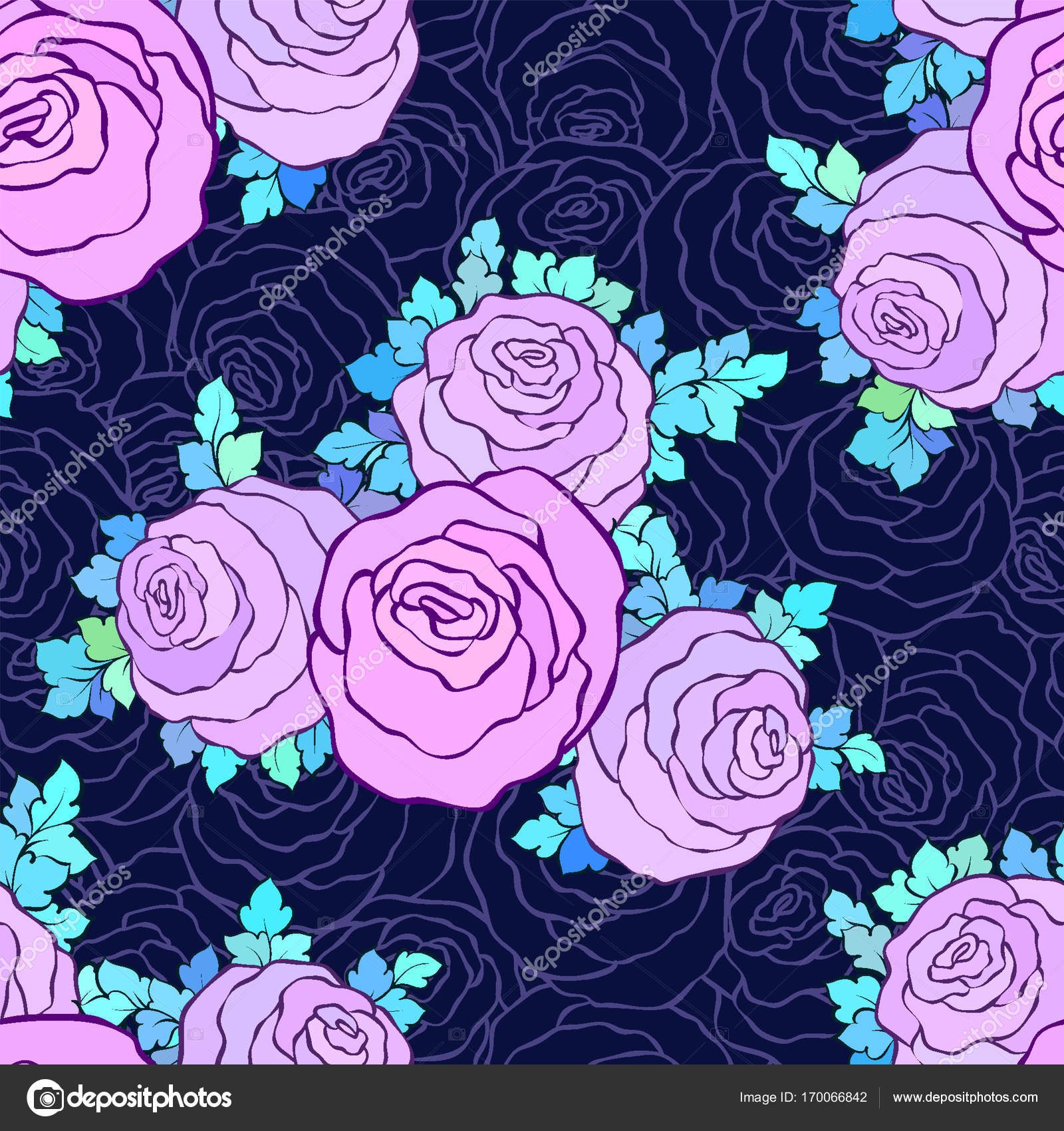Roses Cute Wallpaper Blue - HD Wallpaper 