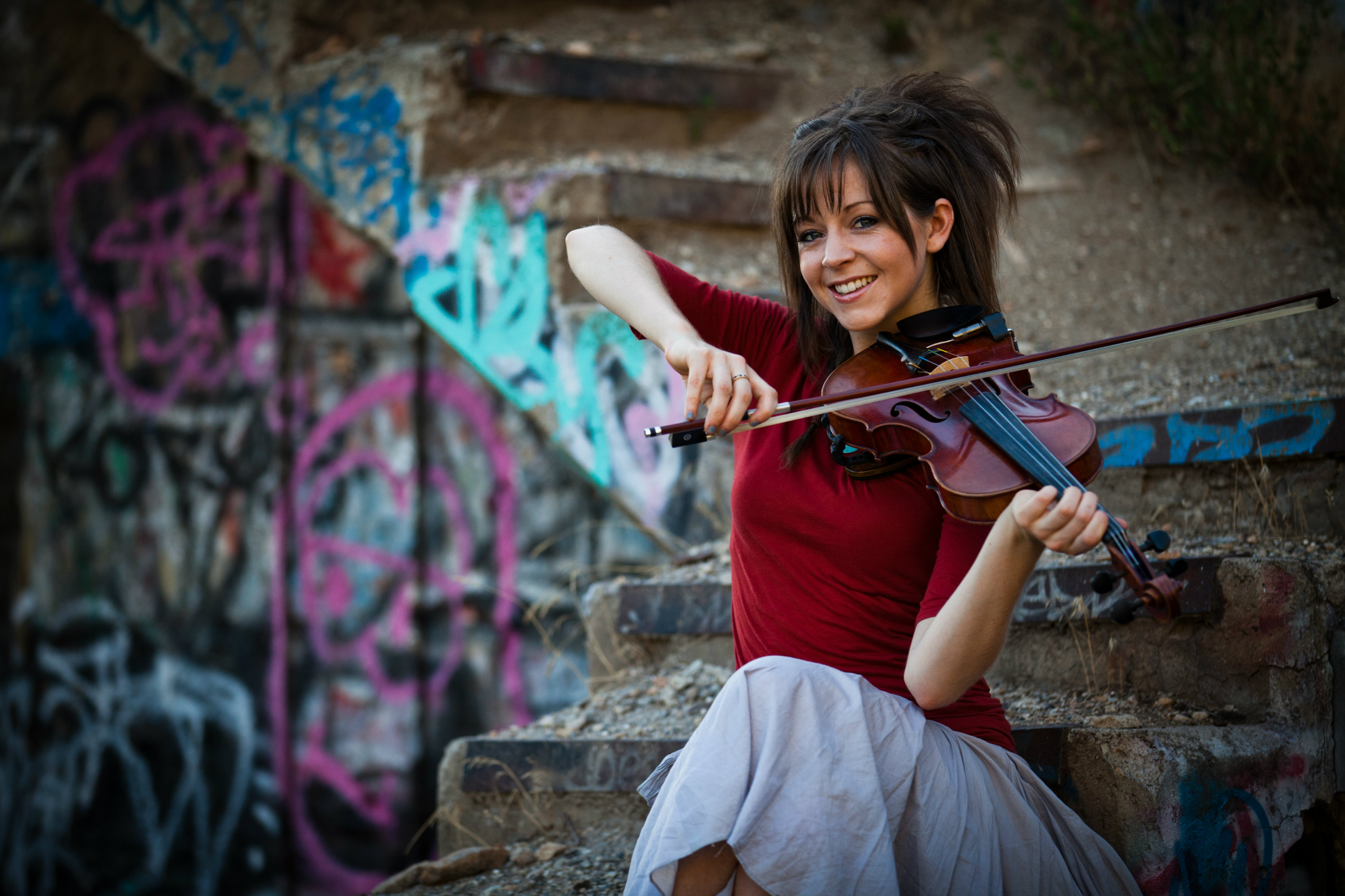 Lindsey Stirling Electric Daisy Violin - HD Wallpaper 
