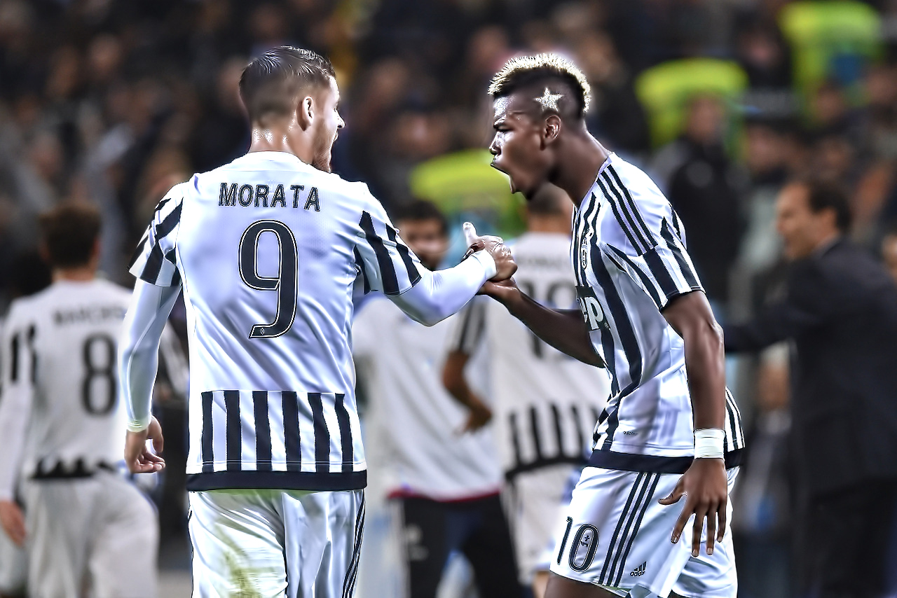 Alvaro Morata Paul Pogba - HD Wallpaper 