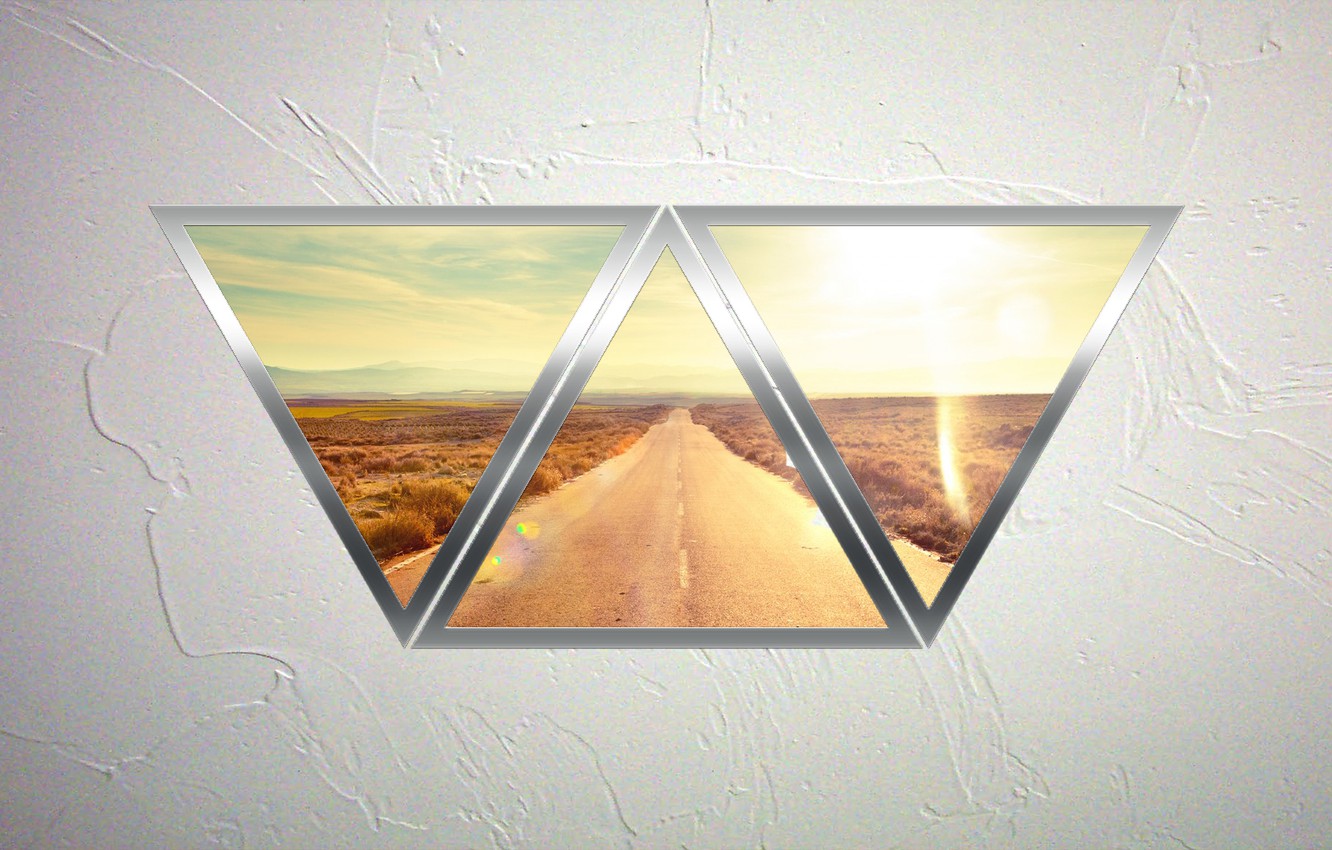 Photo Wallpaper Road, Landscapes, Sun, Wallpapers, - Wall - HD Wallpaper 