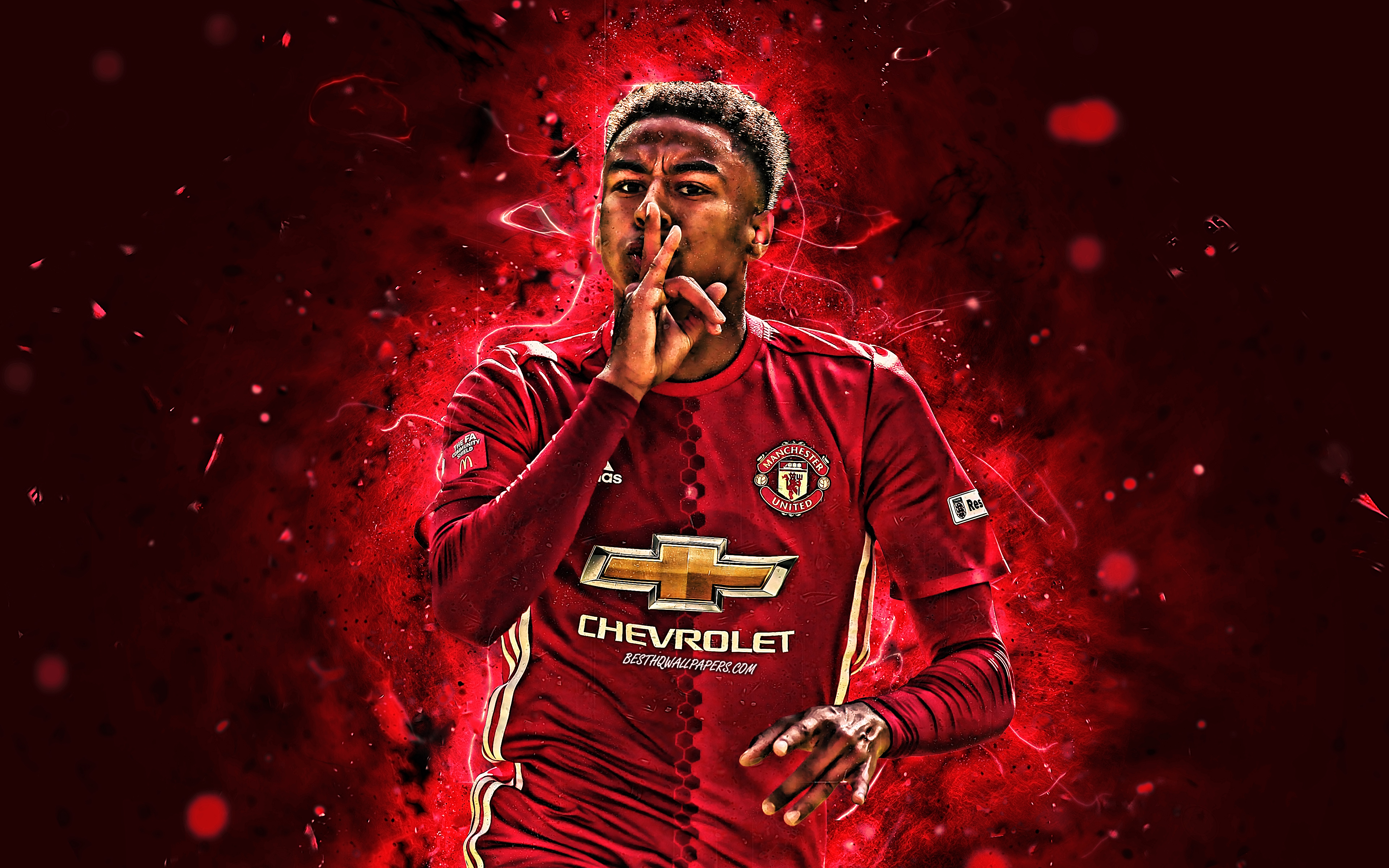 4k, Jesse Lingard, Goal, Manchester United Fc, English - Nemanja Matic Wallpaper Hd - HD Wallpaper 