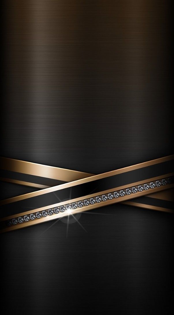 Black And Gold Mobile - HD Wallpaper 
