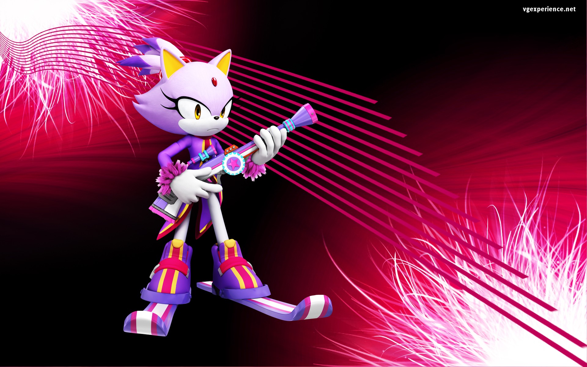 Blaze The Cat Wallpaper 1920 * 1080 - HD Wallpaper 