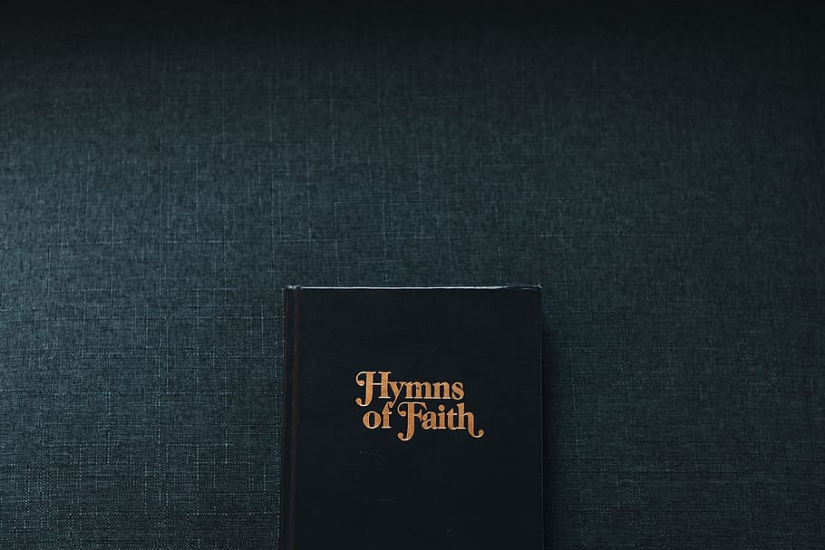 Hymns Of Faith Book, Cover, Gold, Old Fashioned, Music, - Leather - HD Wallpaper 