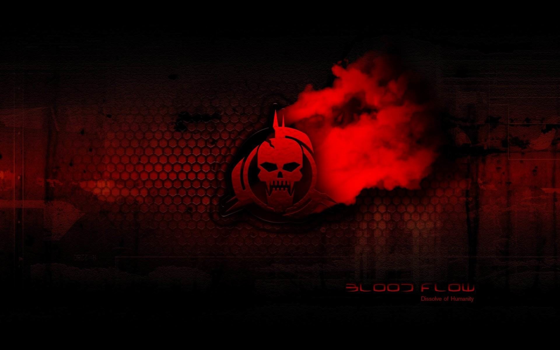 Skull Hd Wallpapers Backgrounds Wallpaper 2560ãæ - Black And Red Skull - HD Wallpaper 