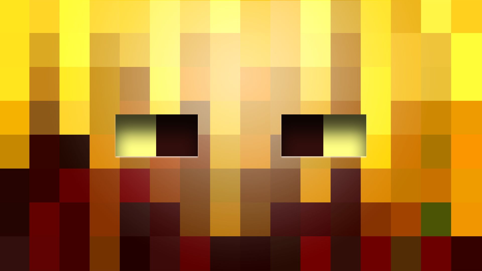 Minecraft Blaze Face - HD Wallpaper 