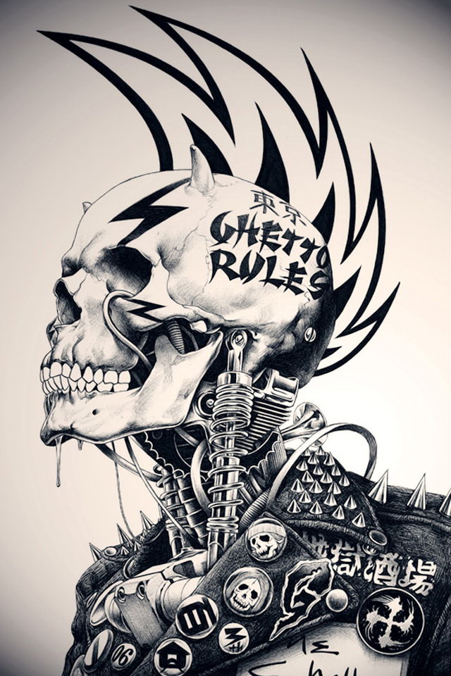 Cool Skeleton Background - Skeleton Wallpapers For Mobile - HD Wallpaper 