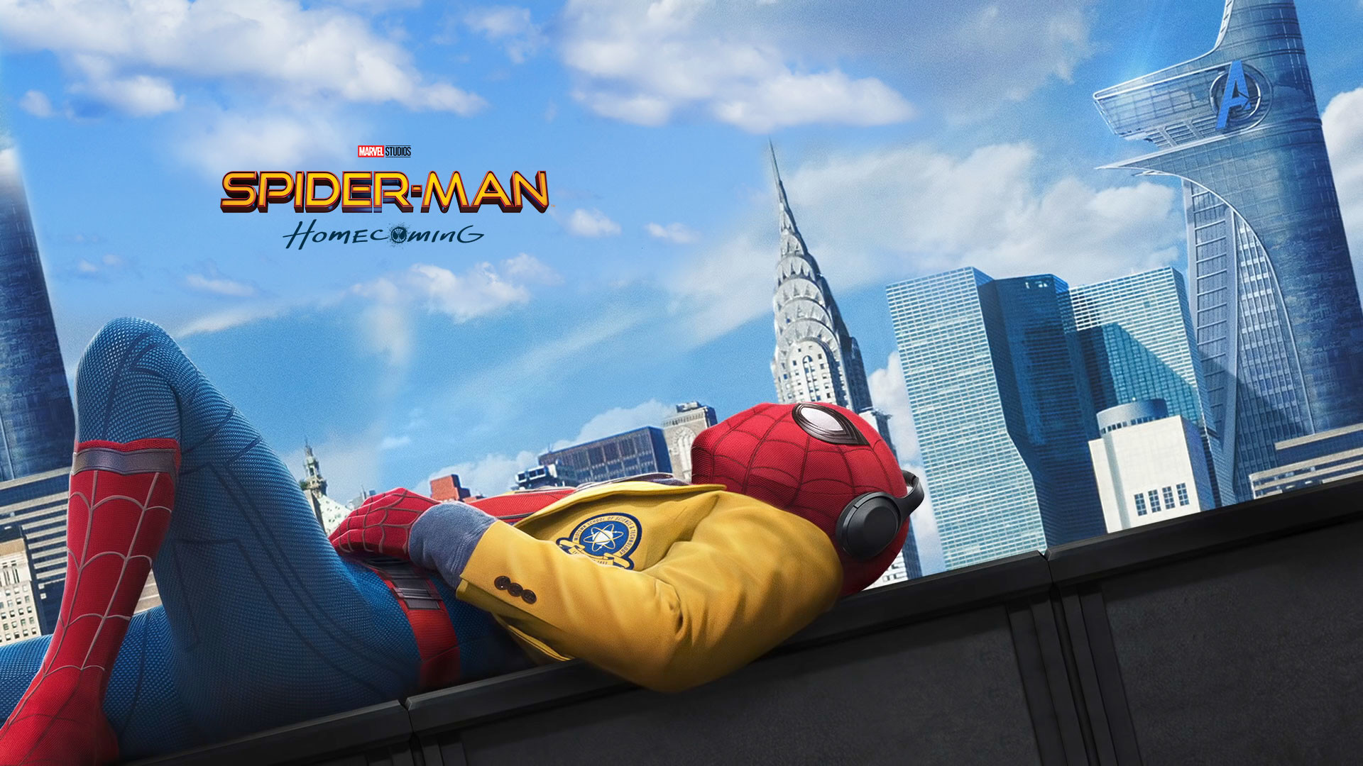 Spider Man Homecoming Official Wallpapers Hd 1920 X - Spiderman Homecoming Wallpaper Computer - HD Wallpaper 