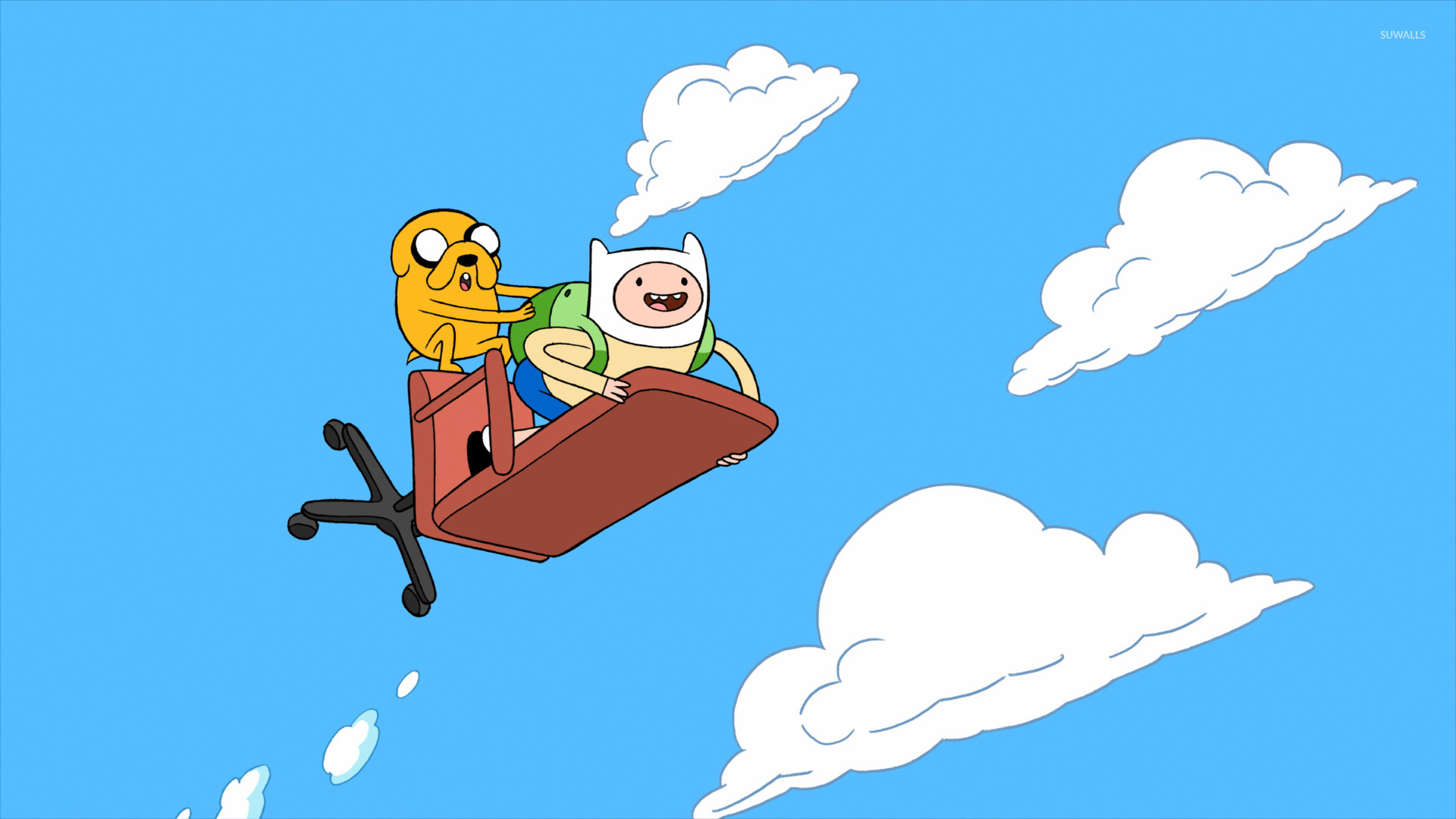 Adventure Time Finn And Jake Background - HD Wallpaper 