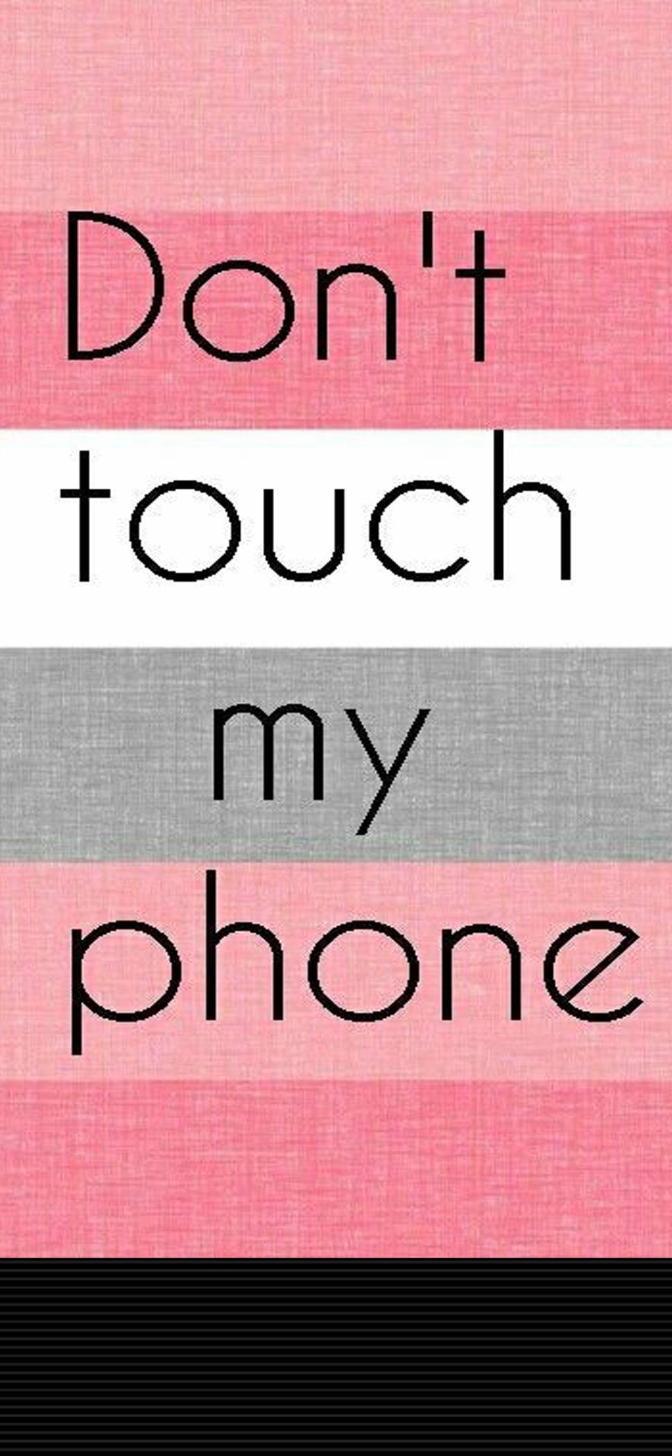 Dont Touch My Phone Pink Wallpaper - Colorfulness - 969x2100 Wallpaper -  