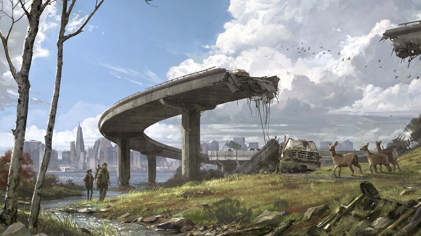 The Last Of Us Wallpaper - Post Apocalyptic Last Of Us - HD Wallpaper 