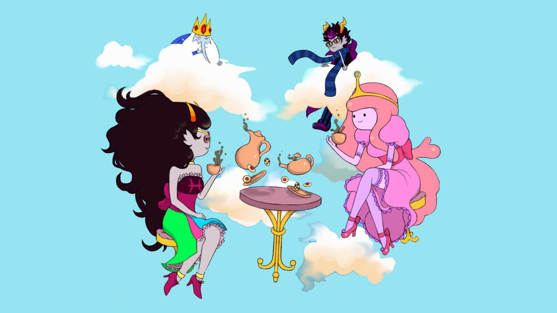 Adventure Time Tea Party - HD Wallpaper 