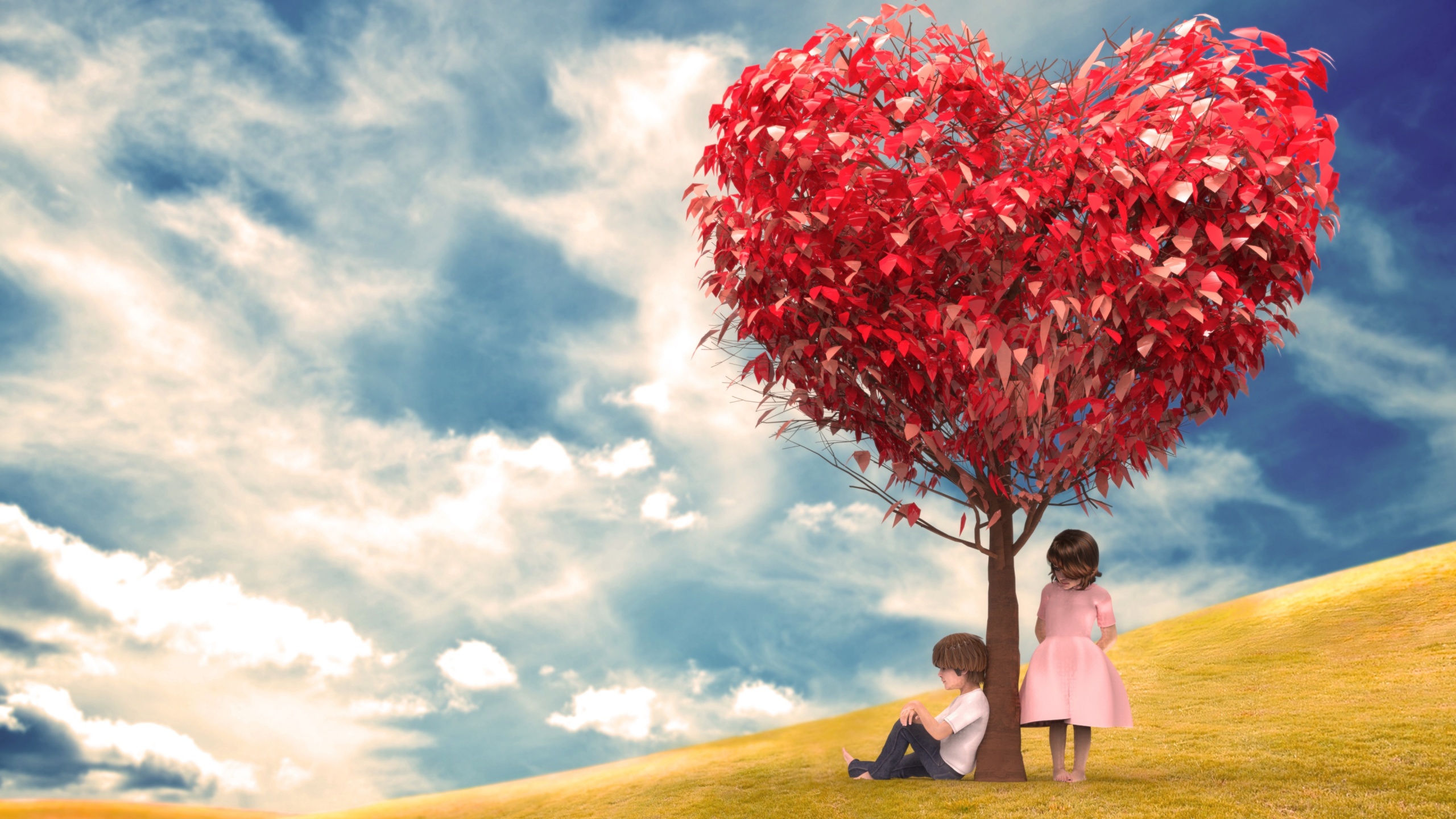 Romantic Baby Couple - Love Wallpaper Hd Baby - HD Wallpaper 