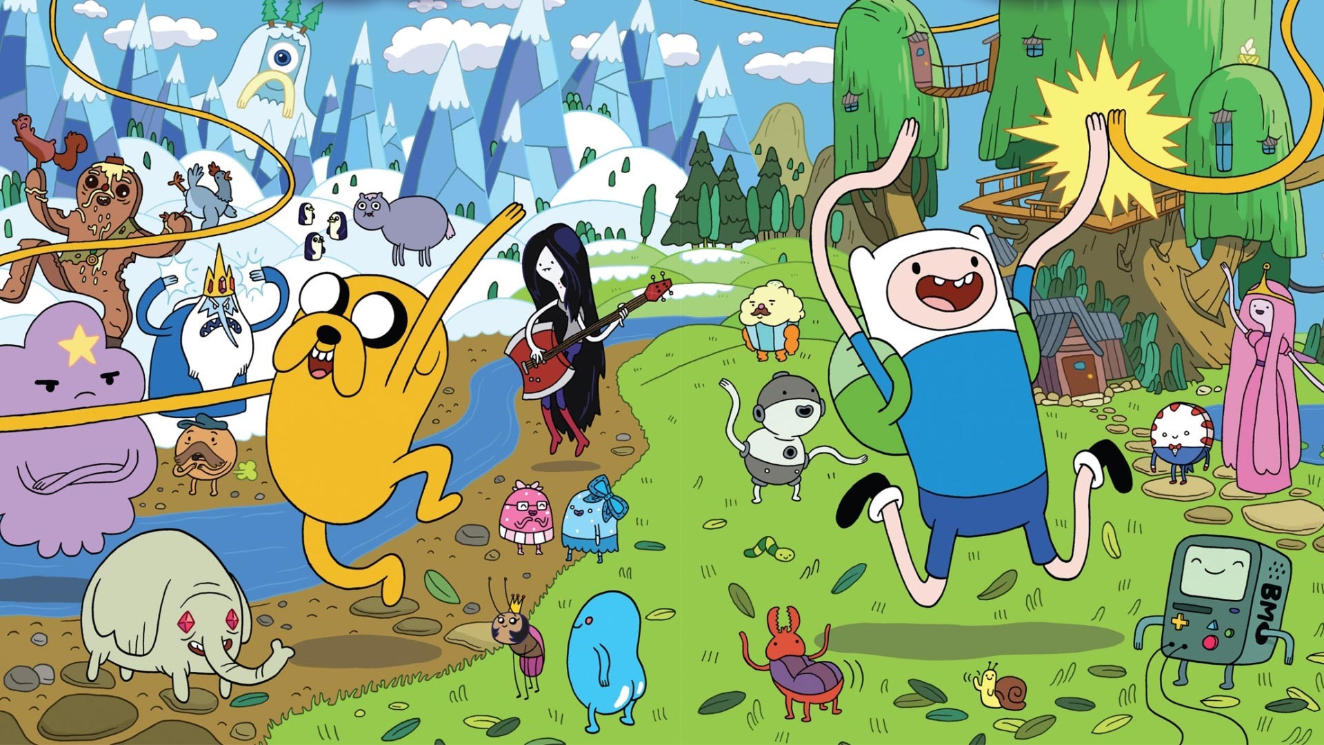 Adventure Time S4 Wallpapers Desktop Background Adventure - Adventure Time Wallpaper Windows - HD Wallpaper 