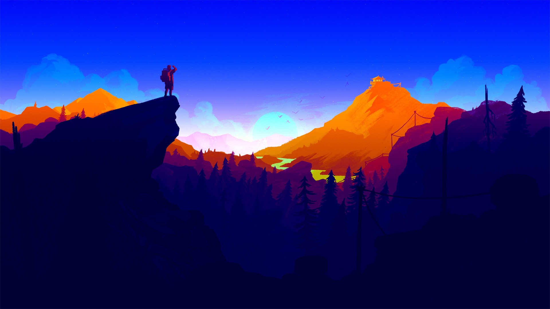 Firewatch 1920 X 1080 - HD Wallpaper 