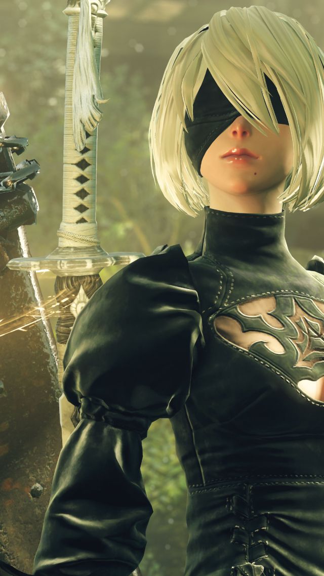 Automata Best Games Sci Fi Ps4 2b Nier Automata Wallpaper Iphone 640x1138 Wallpaper Teahub Io