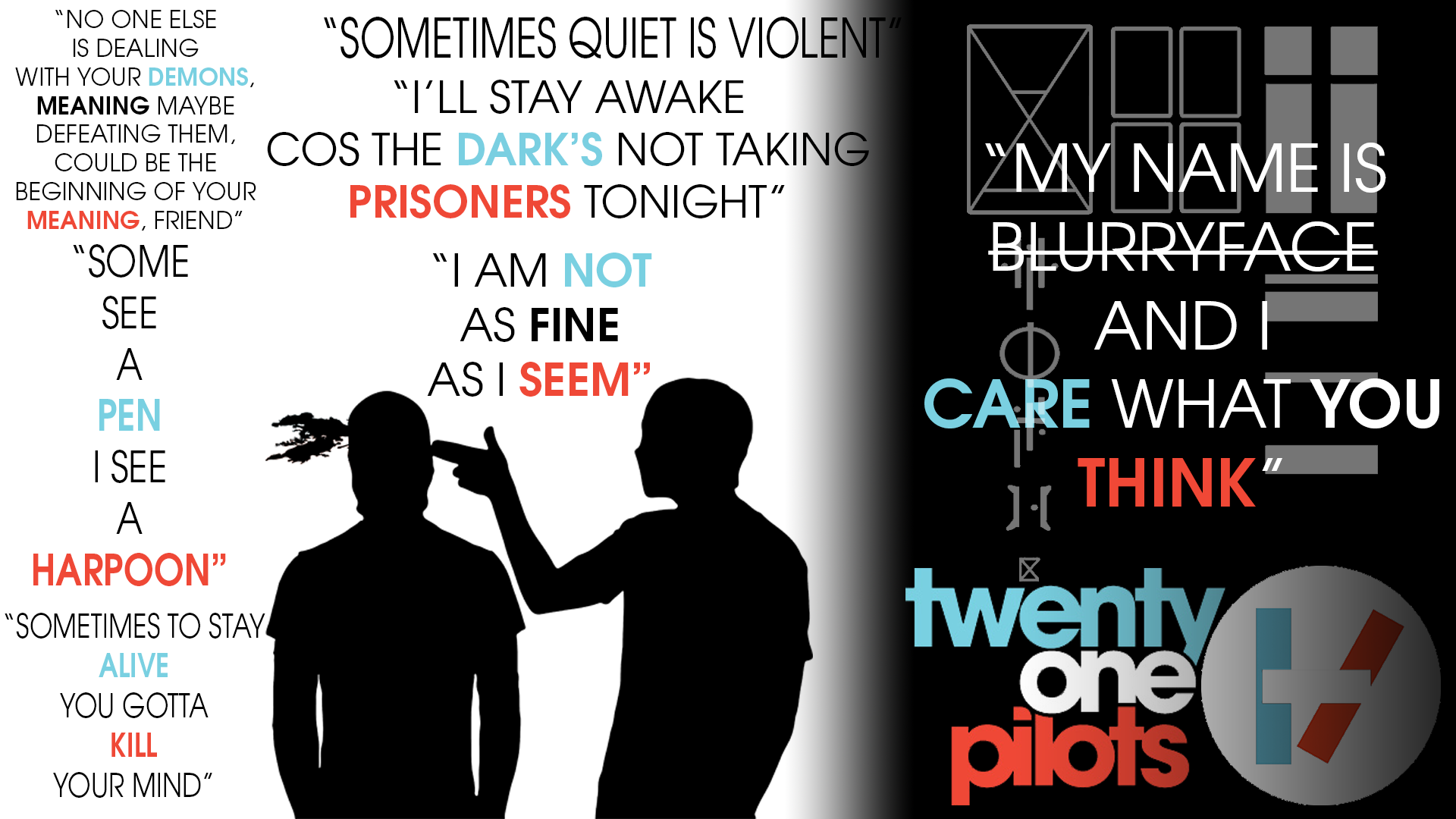 Poster Twenty One Pilots - HD Wallpaper 