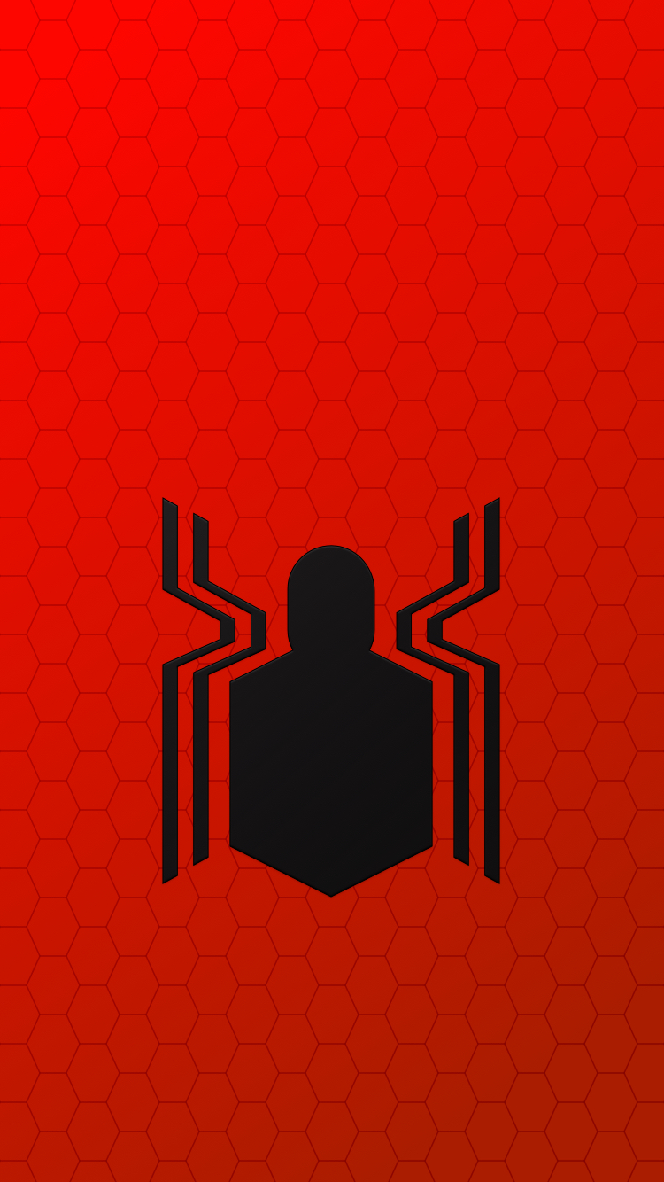 Spiderman Homecoming Logo Wallpaper Iphone - HD Wallpaper 