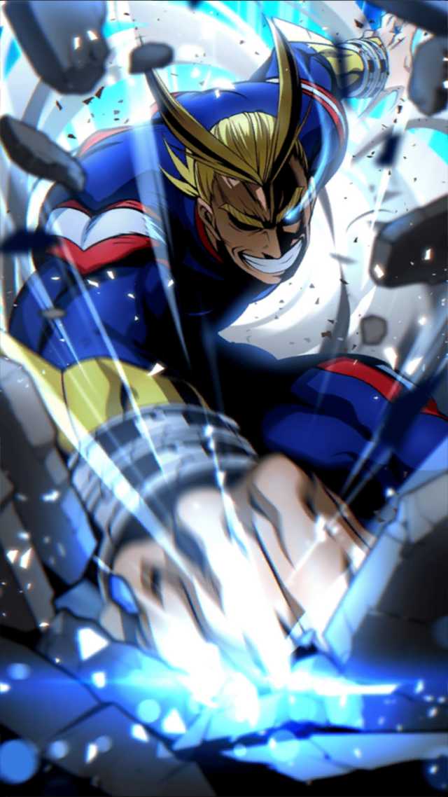 All Might Almight My Hero Academia 640x1138 Wallpaper Teahub Io