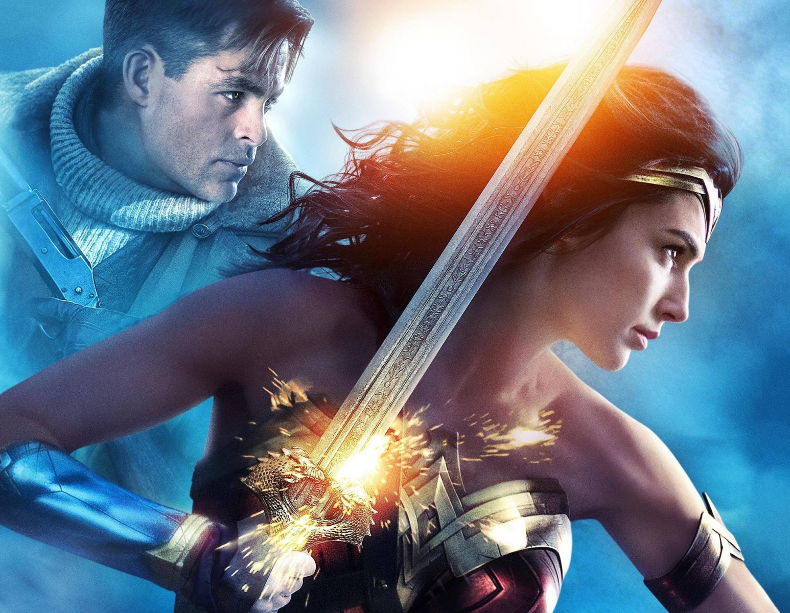 Wonder Woman - Wonder Woman Iron Man - HD Wallpaper 