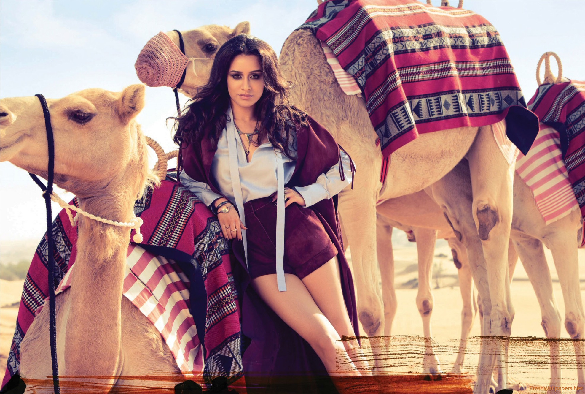 Shraddha Kapoor Vogue Photoshoot 2014 - HD Wallpaper 