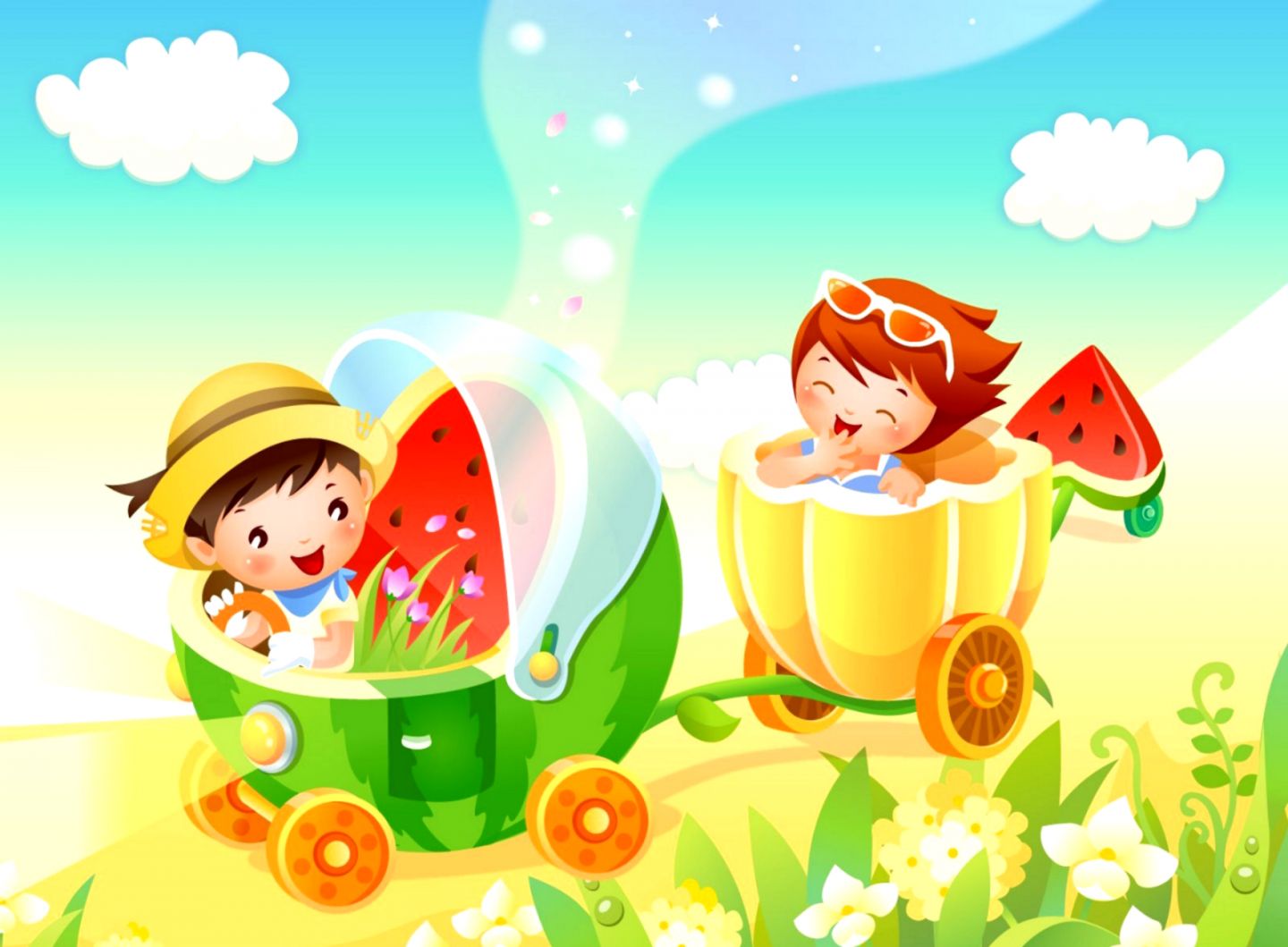 Kids Cartoon Wallpaper Hd Pic Wpc006664 Wallpaper - Cartoon Wallpaper Hd - HD Wallpaper 