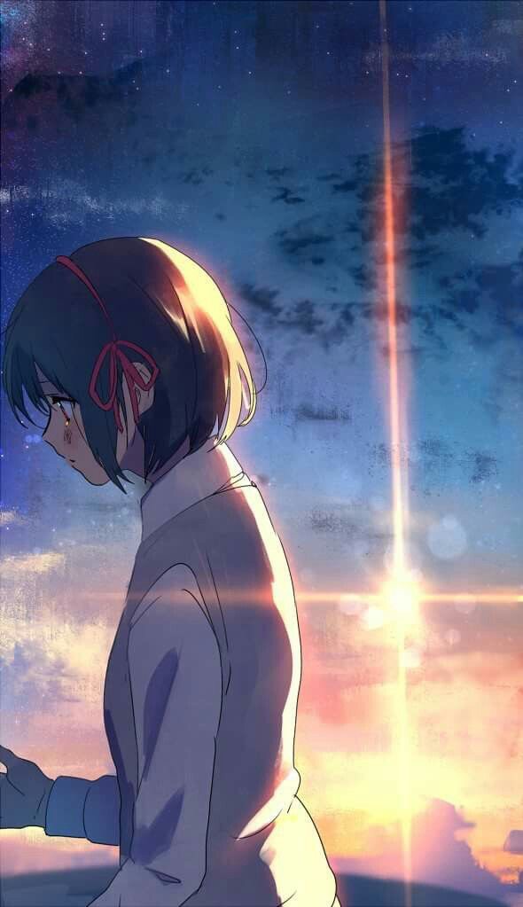 Kimi No Na Wa, Wallpaper, Mitsuha - Kimi No Nawa Lockscreen - HD Wallpaper 