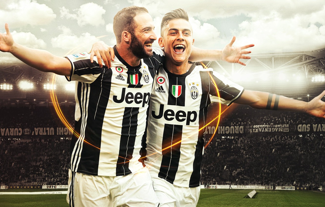 Photo Wallpaper Wallpaper, Sport, Stadium, Football, - Dybala And Higuain - HD Wallpaper 