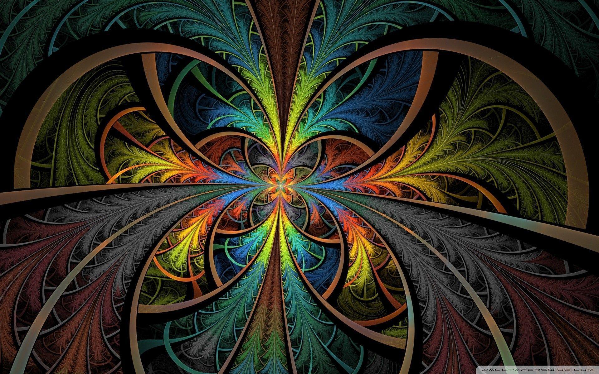 Trippy High Quality Wallpapers Hd - Desktop Background Stained Glass - HD Wallpaper 