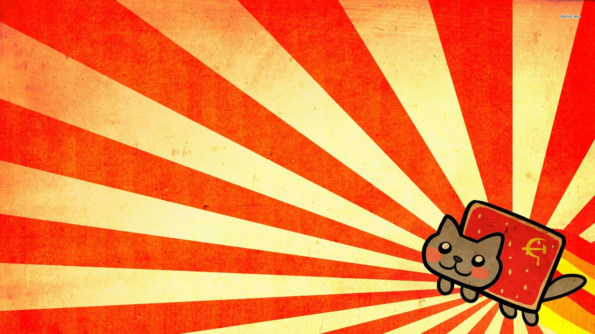 Soviet Nyan Cat Gif - HD Wallpaper 