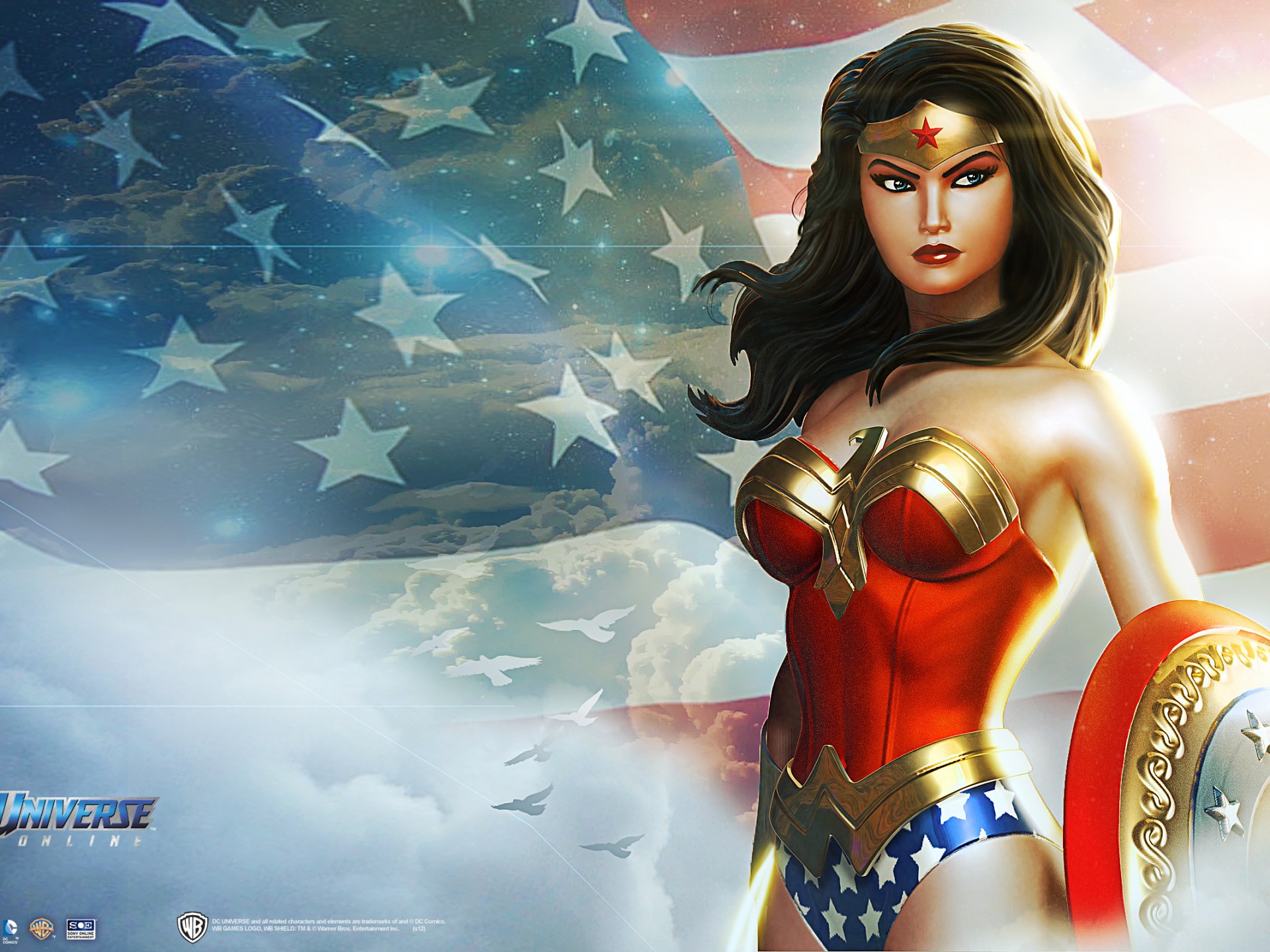 Dc Online Wonder Woman - HD Wallpaper 