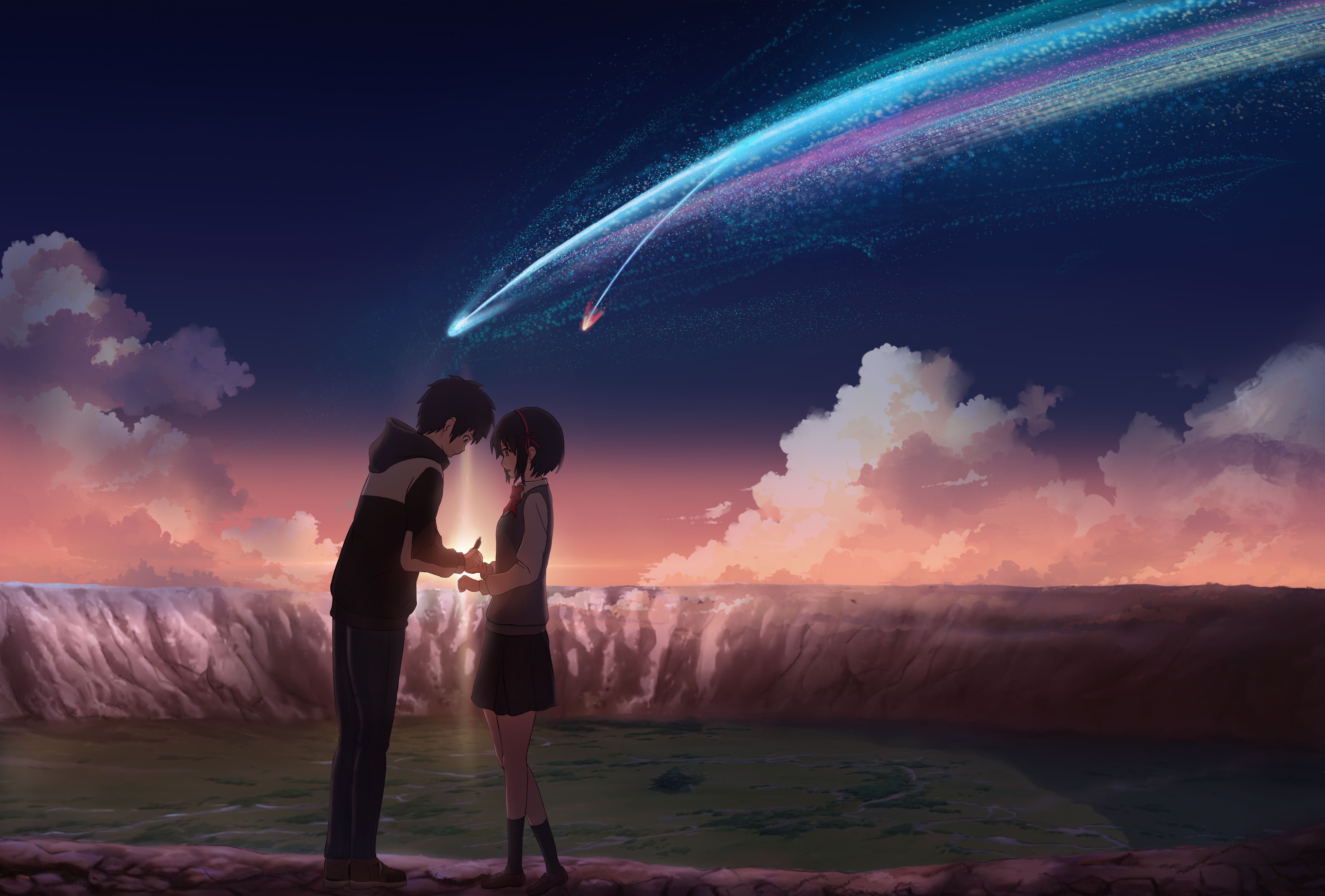 Kimi No Na Wa Crater - HD Wallpaper 