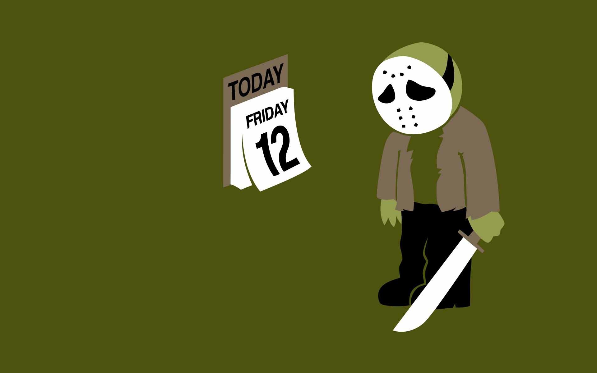 Friday Horror Funny Cartoon Desktop Wallpaper 
 Src - Cool Funny Backgrounds - HD Wallpaper 