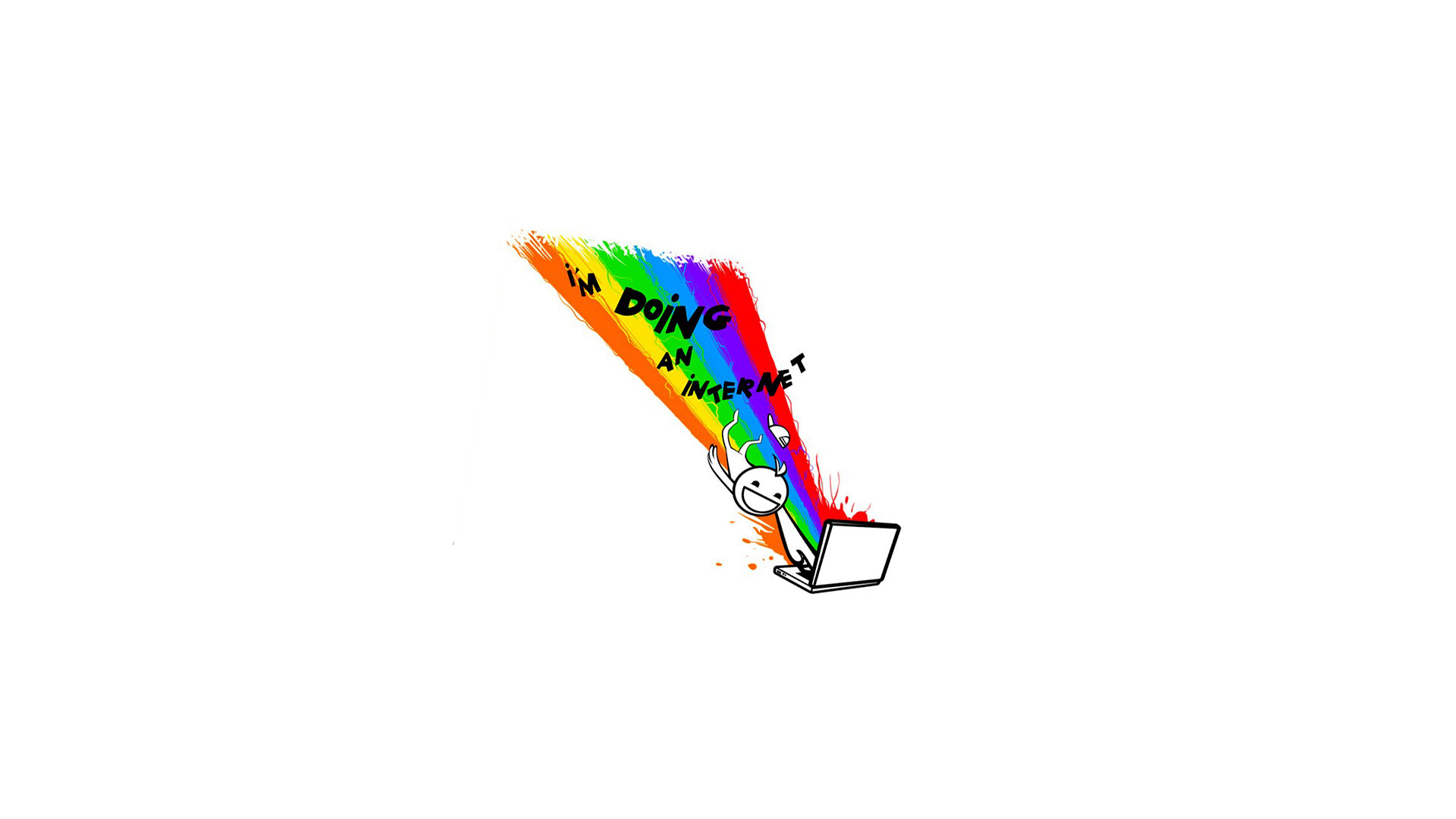 Wallpaper Meme, Minimal, Laptop, Colorful, Funny - I M Doing An Internet - 1920x1080 Wallpaper Wallpaper Meme, Minimal, Laptop, Colorful, Funny - I M Doing An Internet - 1920x1080 Wallpaper