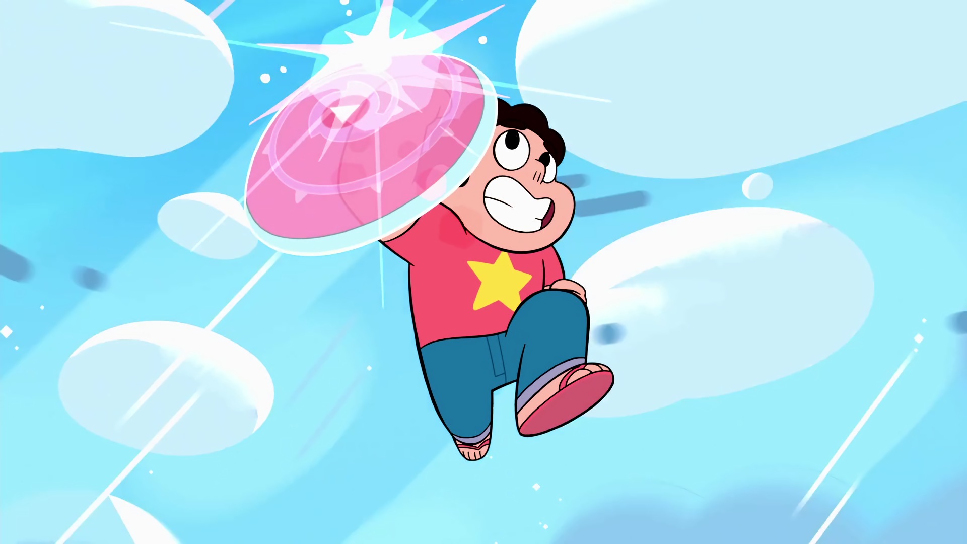Wallpaper Steven Universe, Shield, Cartoon, Tv Series - Imagenes De Steven Universe En Hd - HD Wallpaper 