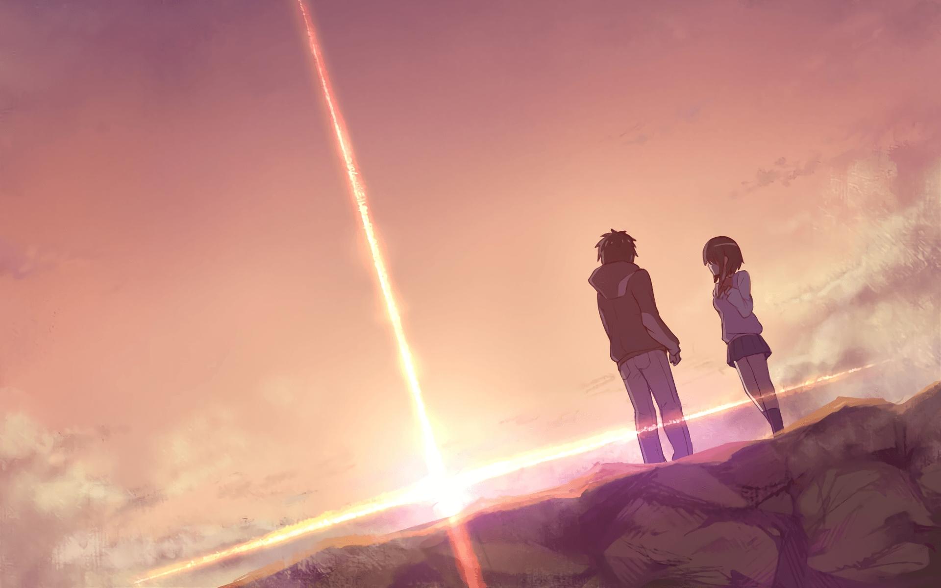 Kimi No Nawa Wallpaper Iphone - Iphone 8 Wallpaper Anime - HD Wallpaper 