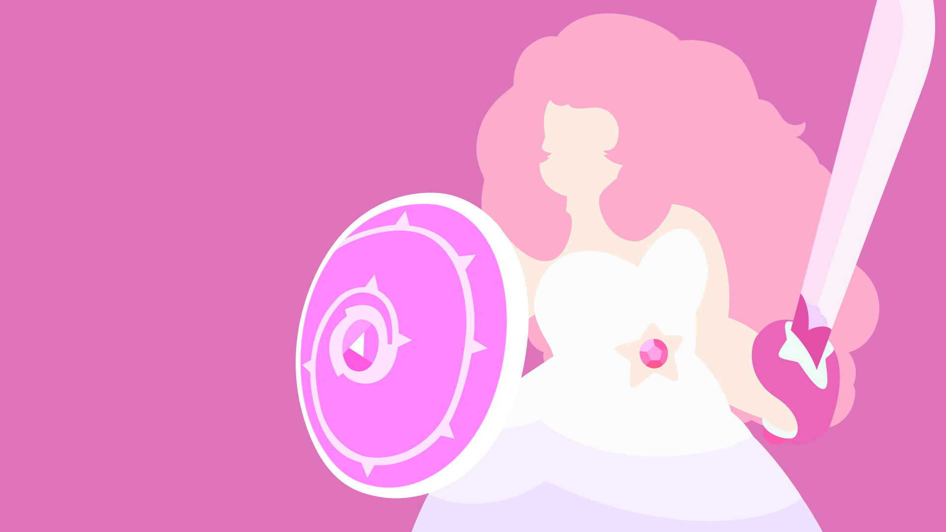 Rose Quartz Wallpaper Steven Universe - HD Wallpaper 