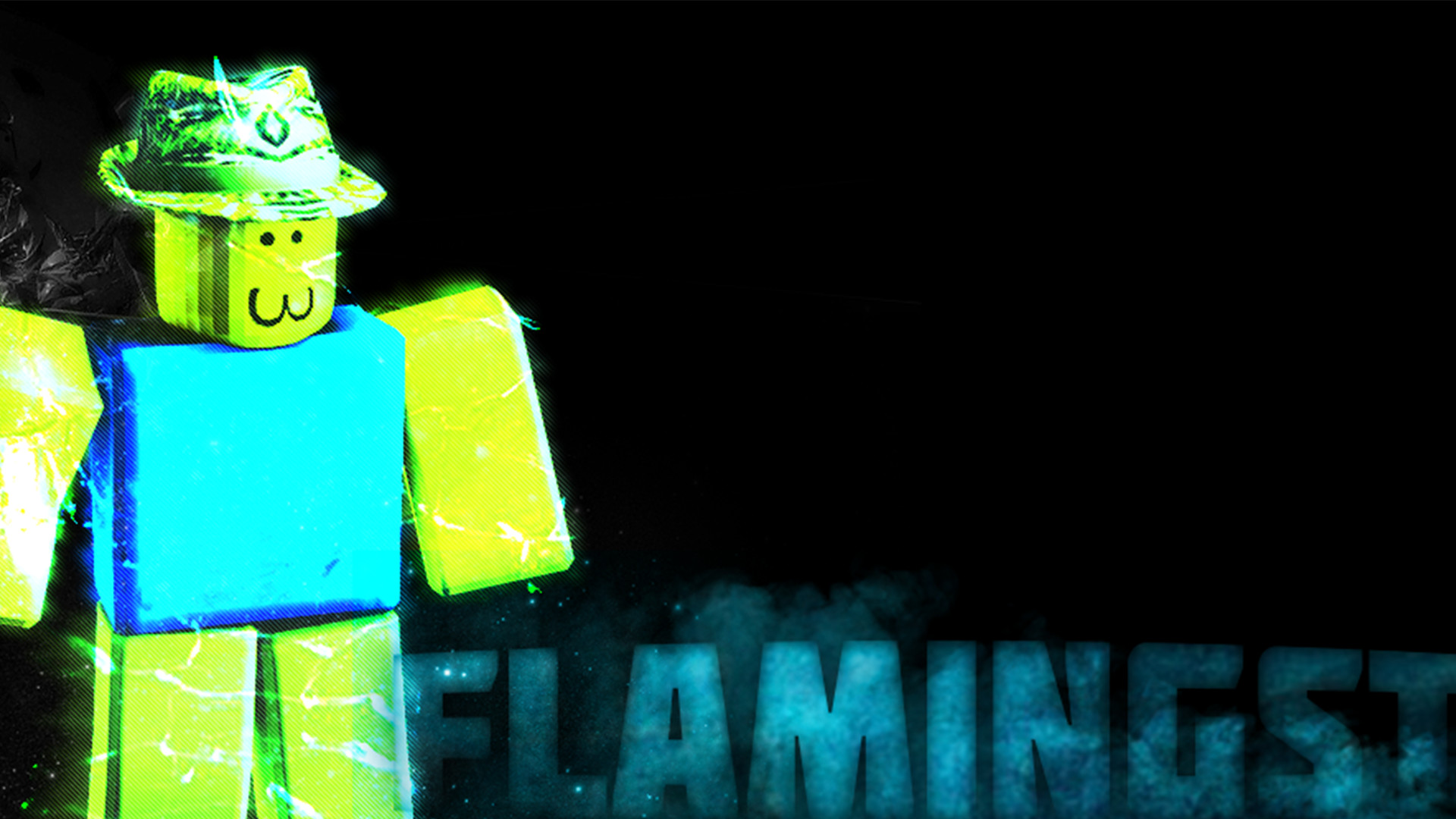 [roblox Gfx] By Flamingst 
 Data-src - Noob Wallpaper Roblox - HD Wallpaper 