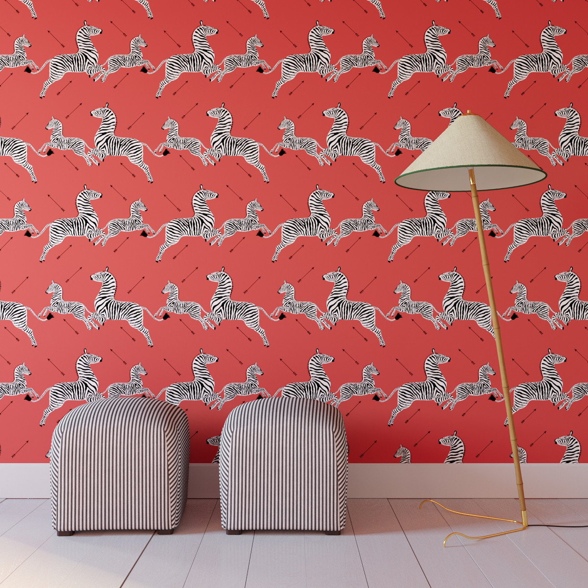 Scalamandre Zebra Wallpaper Kitchen - HD Wallpaper 