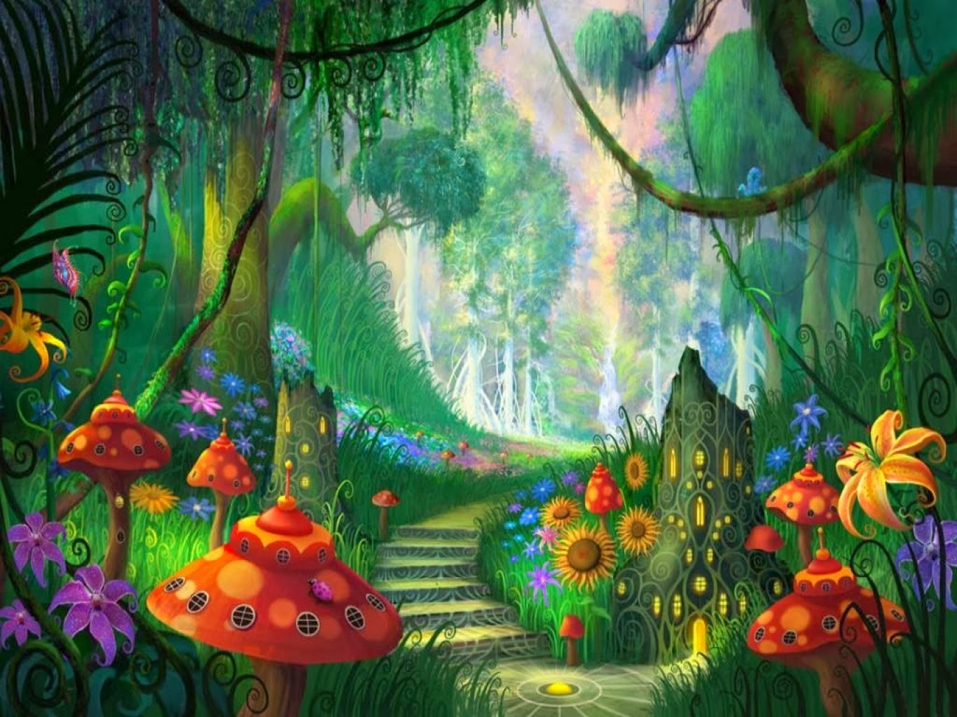 Beautiful Very Nice Panting Wallpapers - Fairy Land - 1366x1024 Wallpaper - Beautiful Very Nice Panting Wallpapers - Fairy Land - 1366x1024 Wallpaper -