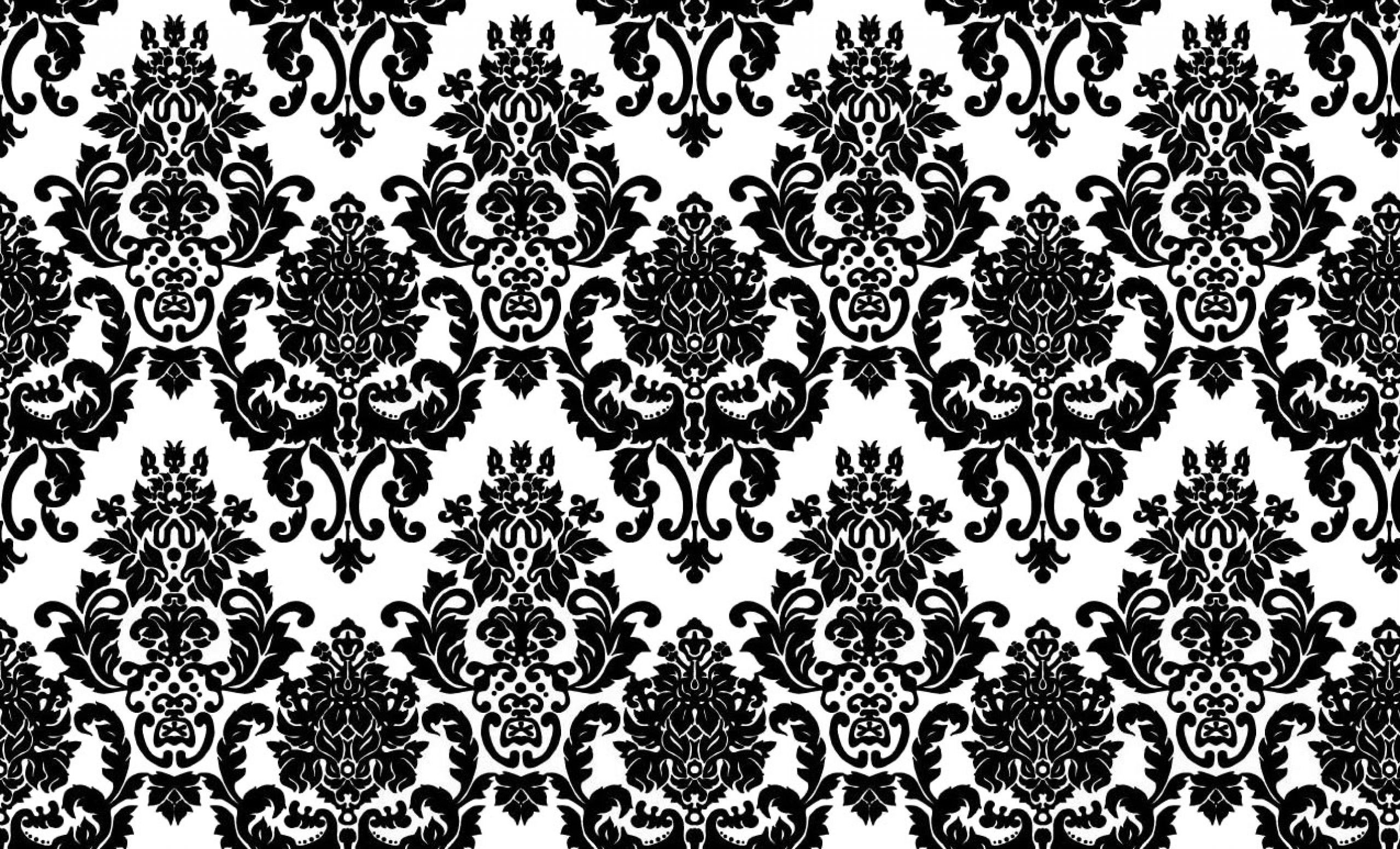 2560x1552, New White And Black Pattern Wallpaper The - Damask Desktop Background Hd - 2560x1552 Wallpaper - Teahub.io